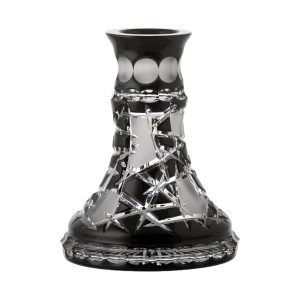 Base Caesar Mini Mars Black de cristal de Bohemia, edición especial para mini cachimbas