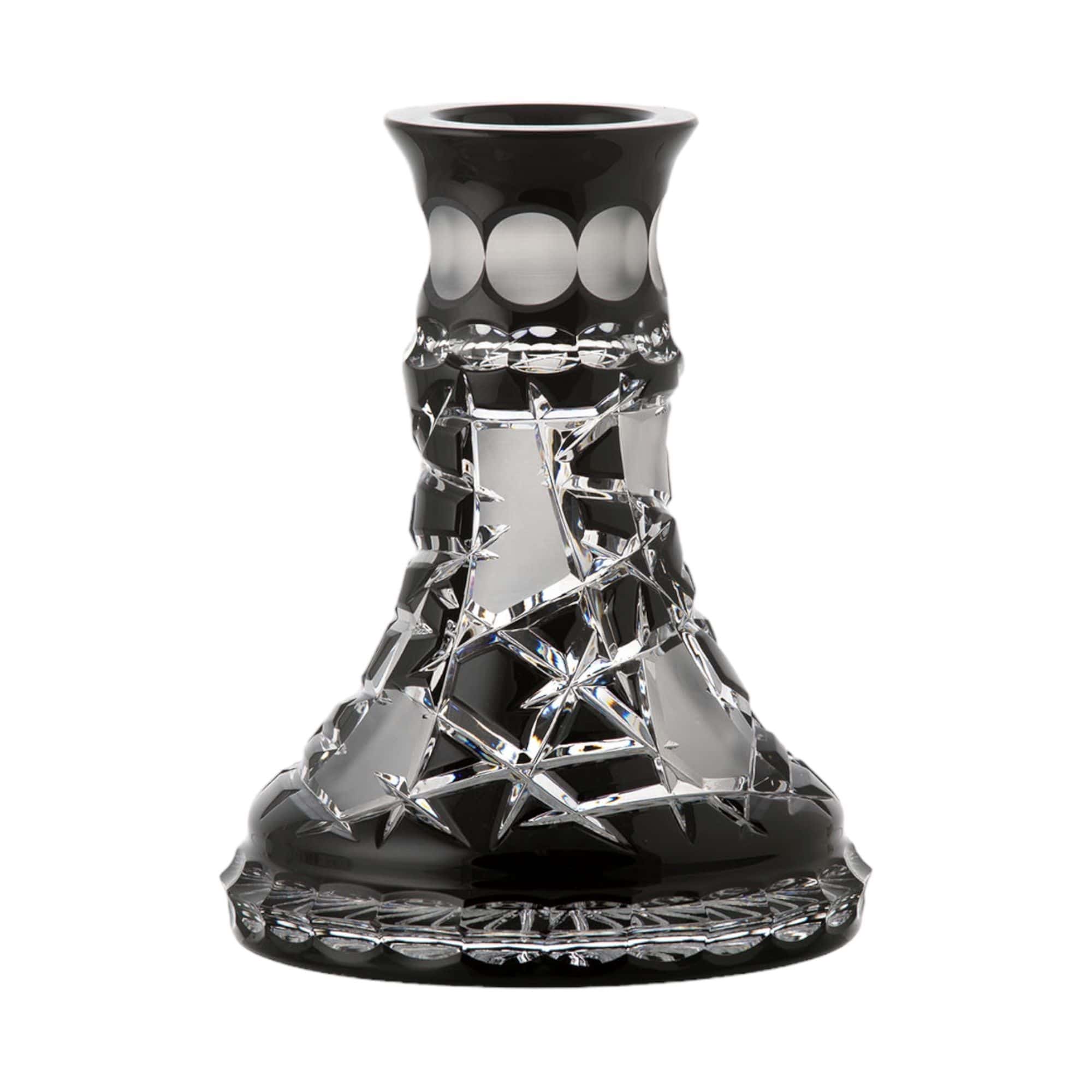 Base Caesar Mini Mars Black de cristal de Bohemia, edición especial para mini cachimbas
