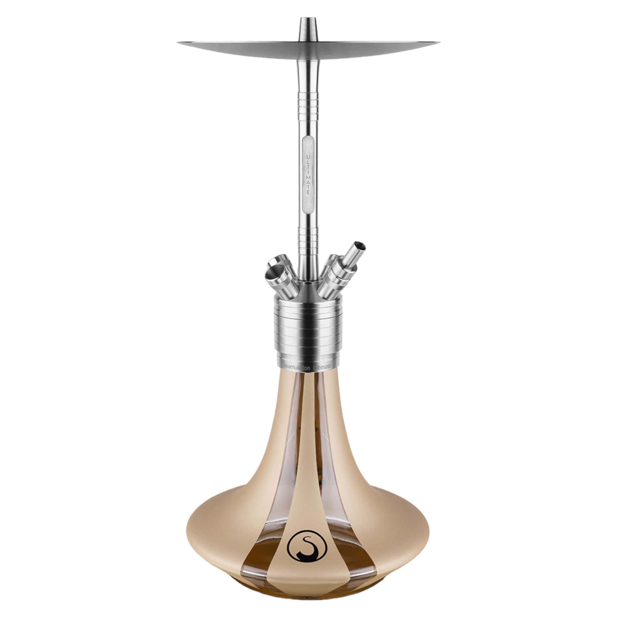 Cachimba Steamulation Ultimate de acero inoxidable V4A con Dual Connection System