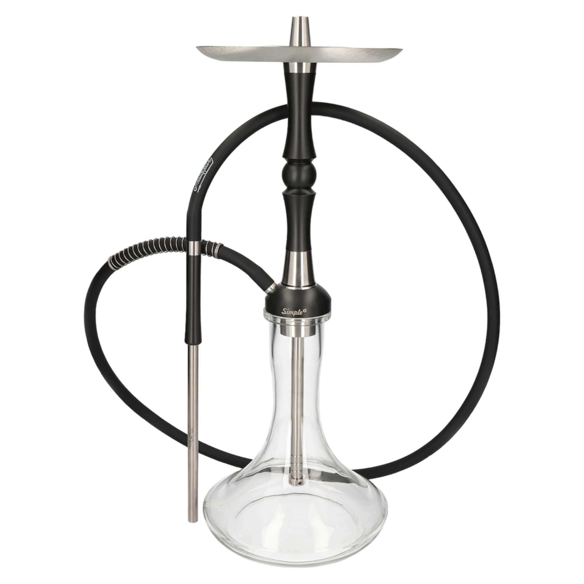 Cachimba MattPear Simple S Pro Ball rusa en acero inoxidable V4 con tubo de inmersión ultrafino y difusor extraíble