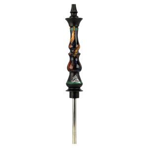 Nayb 2.0 Up Down Blue Dark cachimba brasileña artesanal en acero inoxidable, resina exclusiva y madera con doble sistema de purgas