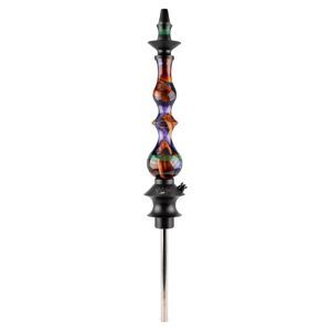 Regal Hookah Queen Epoxy Purple Winewood en acero inoxidable y aluminio aeroespacial