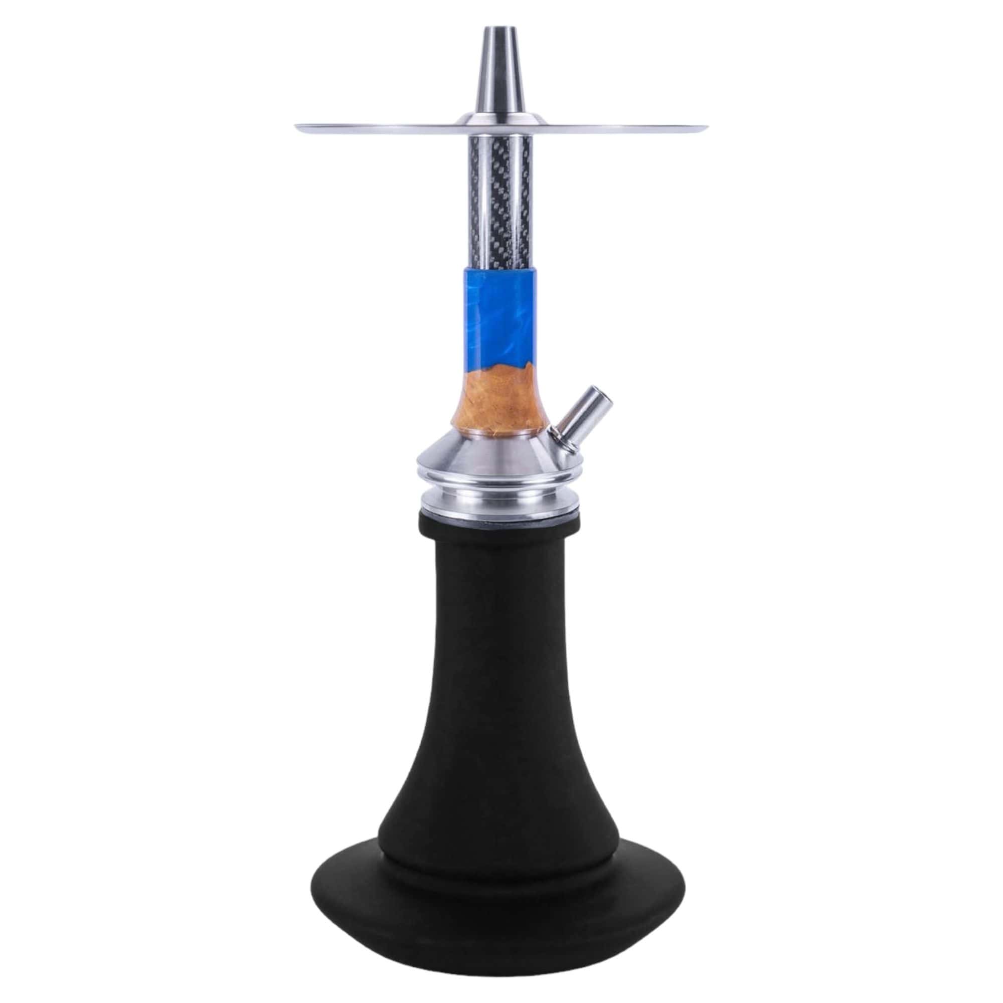 Cachimba Vyro Penta de 39 cm con purga debajo del plato y difusor extraíble blue frozen black