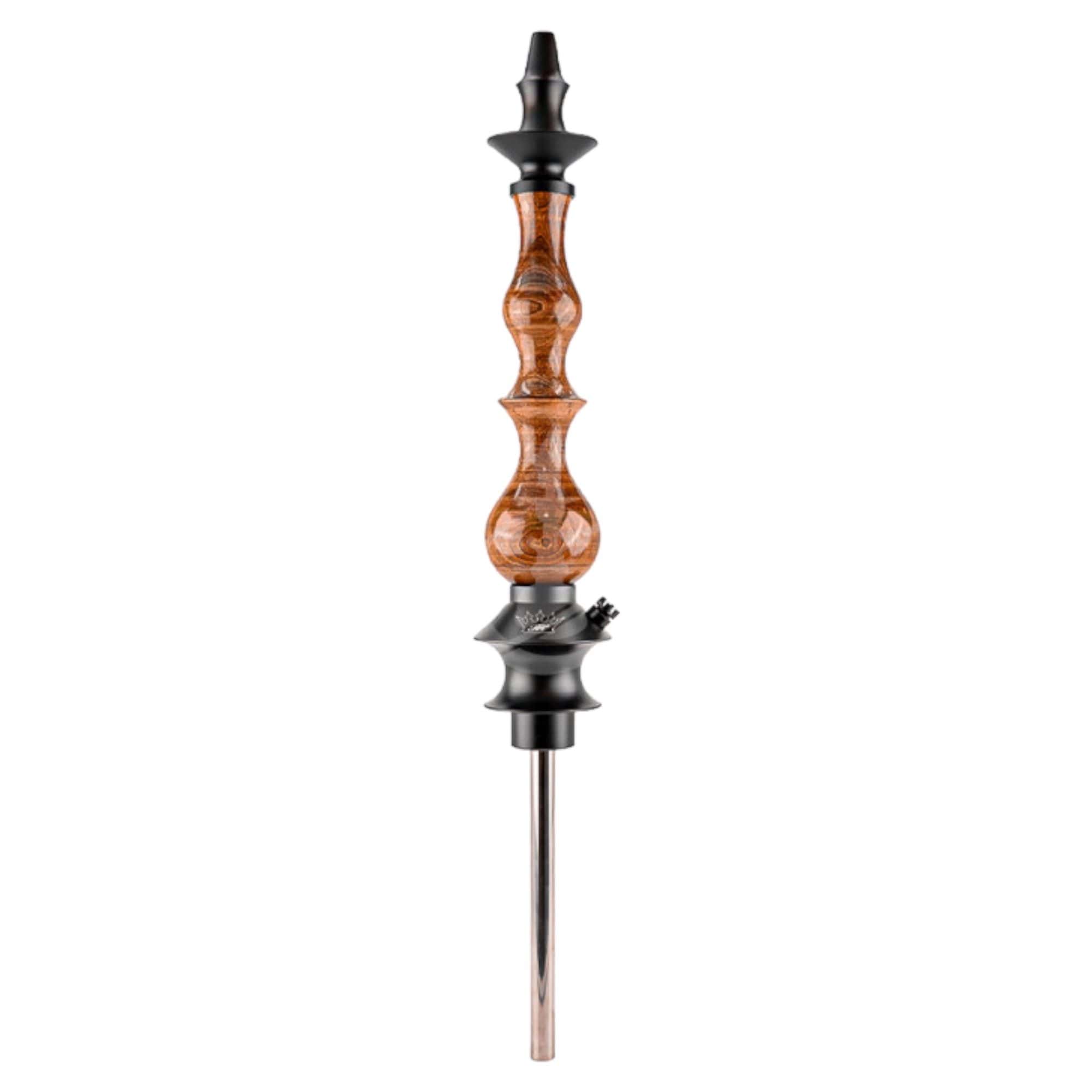 Cachimba Regal Hookah Queen Brown Gloss con madera tratada y acabado marrón brillante