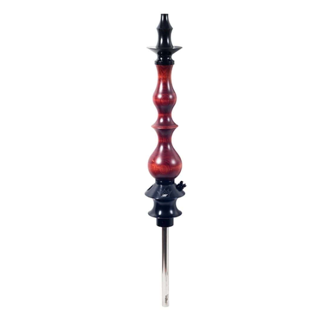 Cachimba Regal Hookah Queen Red Gloss con madera tratada y acabado rojo brillante