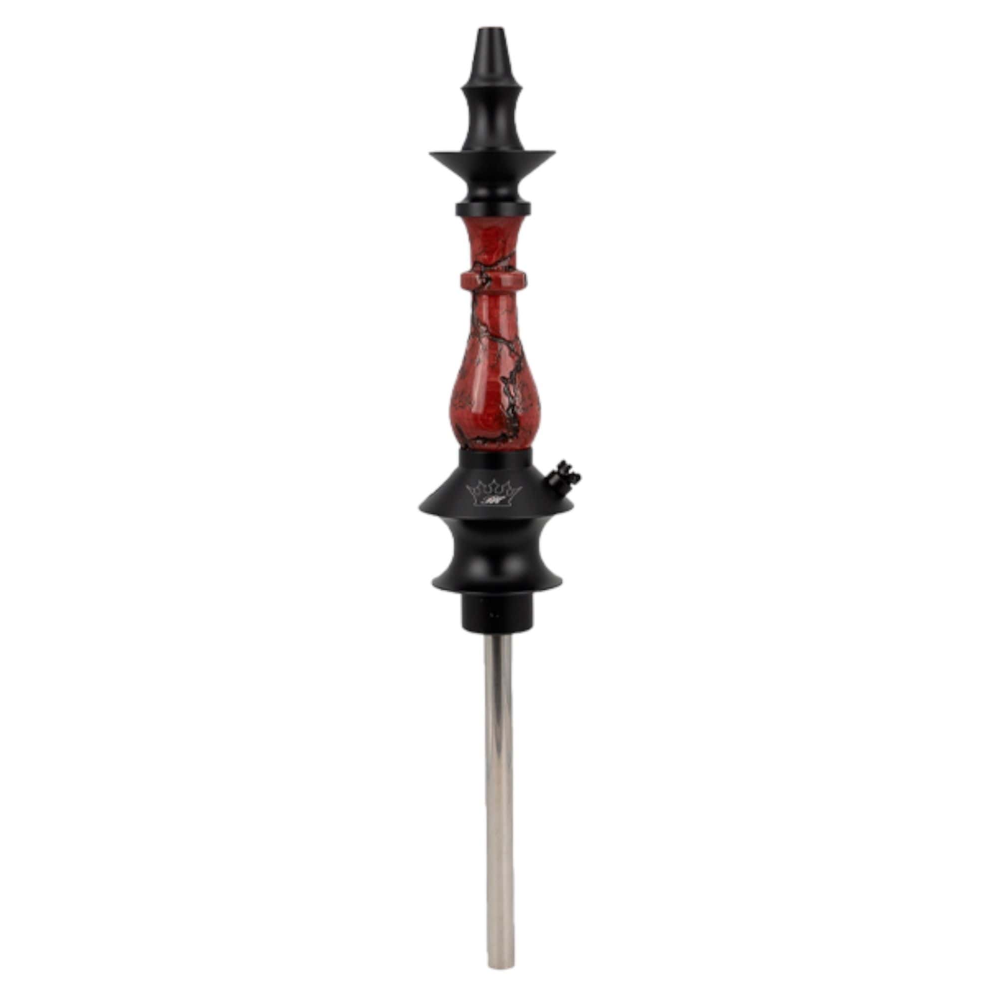 Regal Hookah Prince Art Zeus Red hecha con descarga eléctrica que raja la madera
