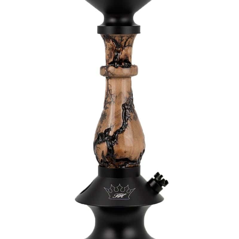 Regal Hookah Prince Art Zeus Clear hecha con descarga eléctrica que raja la madera
