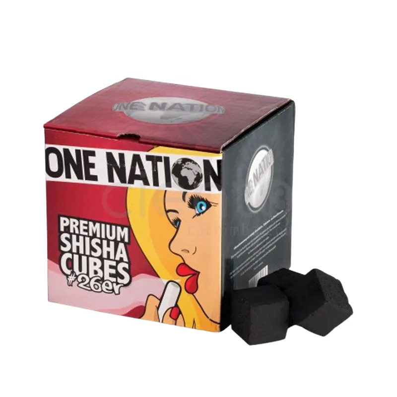 Carbón One Nation 26mm 1kg natural con 64 carbones para Kaloud y Provost