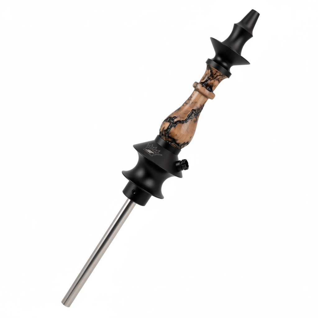 Regal Hookah Prince Art Zeus Clear hecha con descarga eléctrica que raja la madera