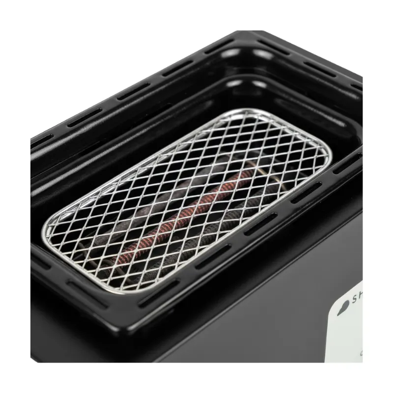 Hornillo Sheeshaya Nova 600W eléctrico con rejilla protectora para encender carbones naturales de cachimba