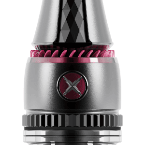 Cachimba Maxx Royal rusa de Blade Hookah en acero inoxidable con purga horizontal y base tallada Jescken Drop de Caesar