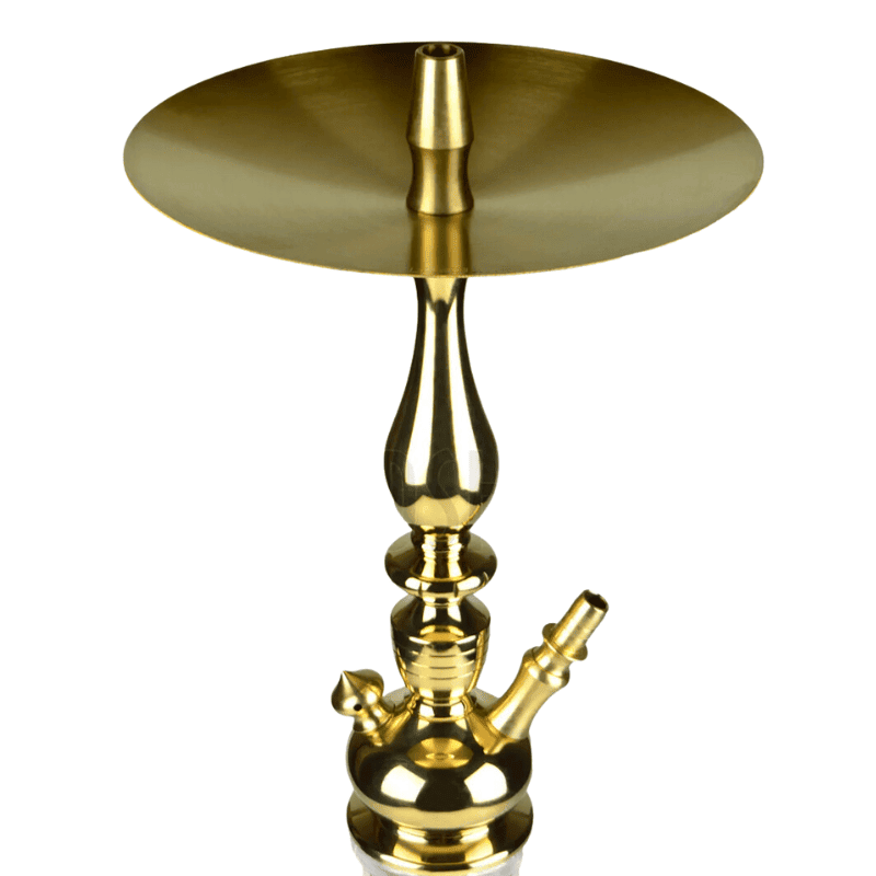 Cachimba MIG Tradi D2 Clear Gold sin base en latón y acero inoxidable