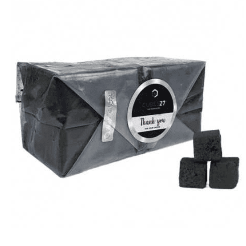 carbon black coco's 1kg 27 mm en the good shisha