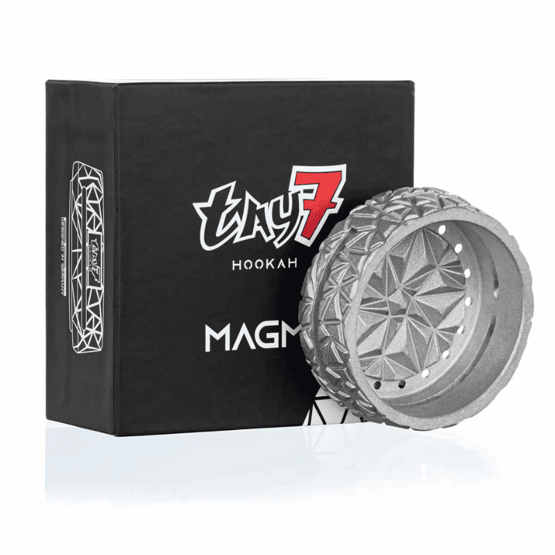Gestor de calor Tay7 Heat Management en aluminio con altura 3 cm y diámetro 6,5 cm para tabacos rubios