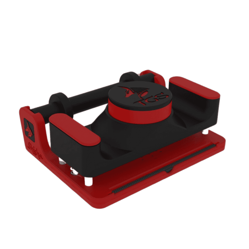 cut papper rojo negro