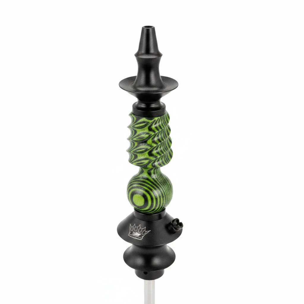Cachimba Regal Pawn Mini Cavalier Green Black en versión compacta