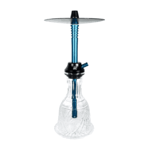 Cachimba Helium Nova española de 45 cm en aluminio con base tallada decorativa