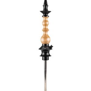 Cachimba Regal Hookah Queen Clear Satin con madera tratada y acabado mate elegante