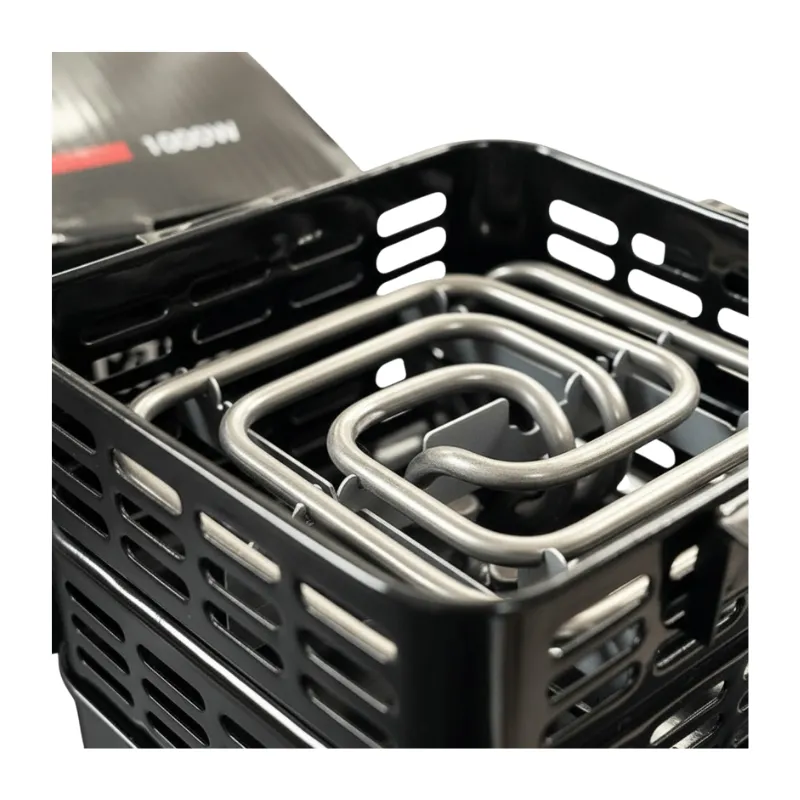 Hornillo Diavla Toaster 1000W eléctrico con mango y pinzas para encender 20 carbones de cachimba