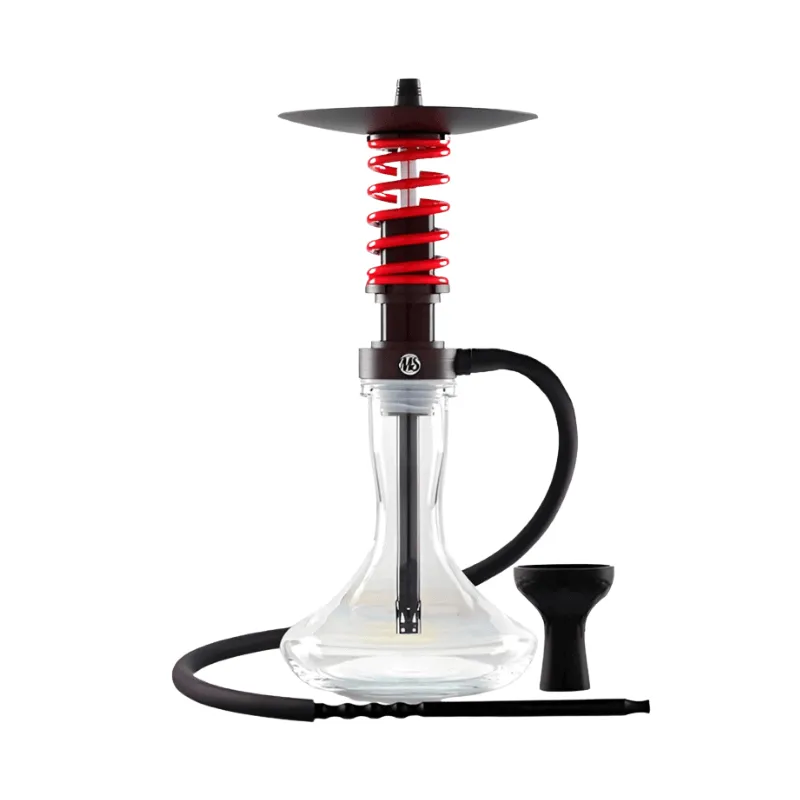Pack cachimba MS Sport de la marca Mashisha en aluminio anodizado con vidrio grueso, manguera de silicona, cazoleta TGS Nilo, gestor Provost, papel aluminio, punzón y carbón en The Good Shisha