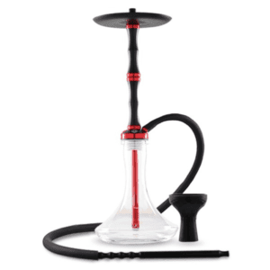 Cachimba MS Day And Night Mashisha de 55 cm de altura inspirada en la famosa marca rusa Panda Hookah con diseño minimalista que no sacrifica el rendimiento, fabricada en aluminio de alta calidad ligero y duradero, set completo con base resistente, manguera flexible, boquilla cómoda y pinzas en The Good Shisha