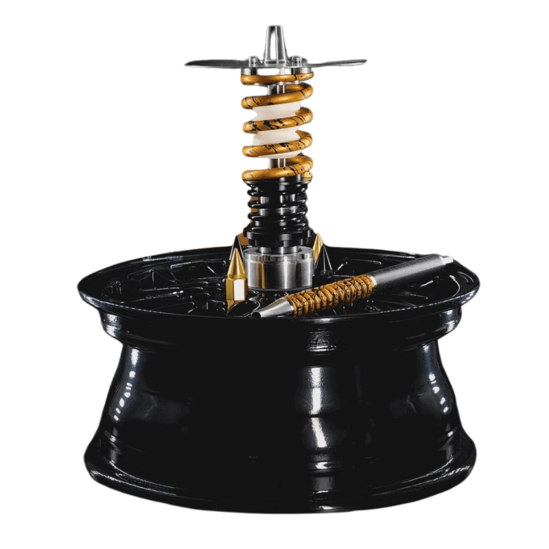 Cachimba Shi Carver Hookah Wheel rusa con diseño exclusivo tipo llanta, depósito de metacrilato interno, acero inoxidable y aluminio