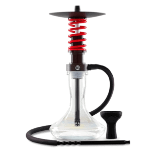 Cachimba MS Sport Mashisha con excelente relación calidad-precio, diseño innovador con mástil en forma de muelle de estética moderna y llamativa, fabricada con aluminio de alta calidad tan ligera como resistente, set completo con base de vidrio, cuerpo MS Sport, boquilla, platón para ceniza, cazoleta de silicona, pinzas y manguera de silicona en The Good Shisha