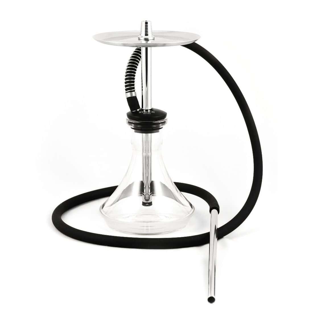 Cachimba AVION Stick R Mini rusa en acero inoxidable de calidad quirúrgica y nylon con sistema de purga único, 4 bolas de purga, conector rápido y difusor desenroscable en The Good Shisha
