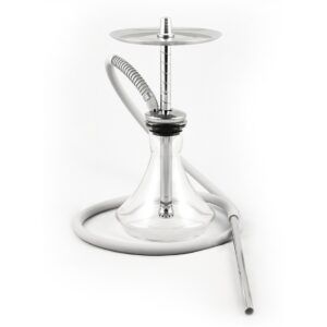 Cachimba AVION Stick RS Mini rusa en acero inoxidable de calidad quirúrgica y nylon con sistema de purga único, 4 bolas de purga, conector rápido y difusor desenroscable en The Good Shisha