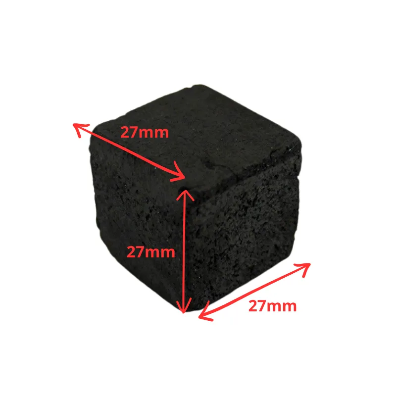 Caja 20 kilos Cocoloco 27mm de carbón natural premium de cáscara de coco indonesio en formato cubo 27x27 mm sin aditivos químicos en The Good Shisha