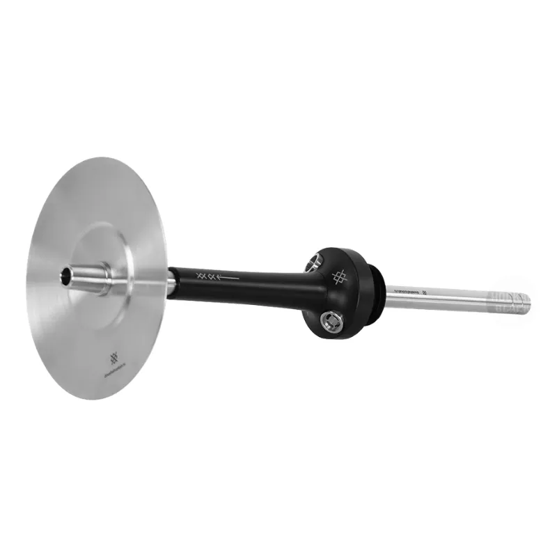 Cachimba Doosha Hookah Basic rusa artesanal hecha a mano con logotipo Svarog Square, cabezal de múltiples orificios Doosha x Oblako, boquilla grabada y tubo de silicona en The Good Shisha