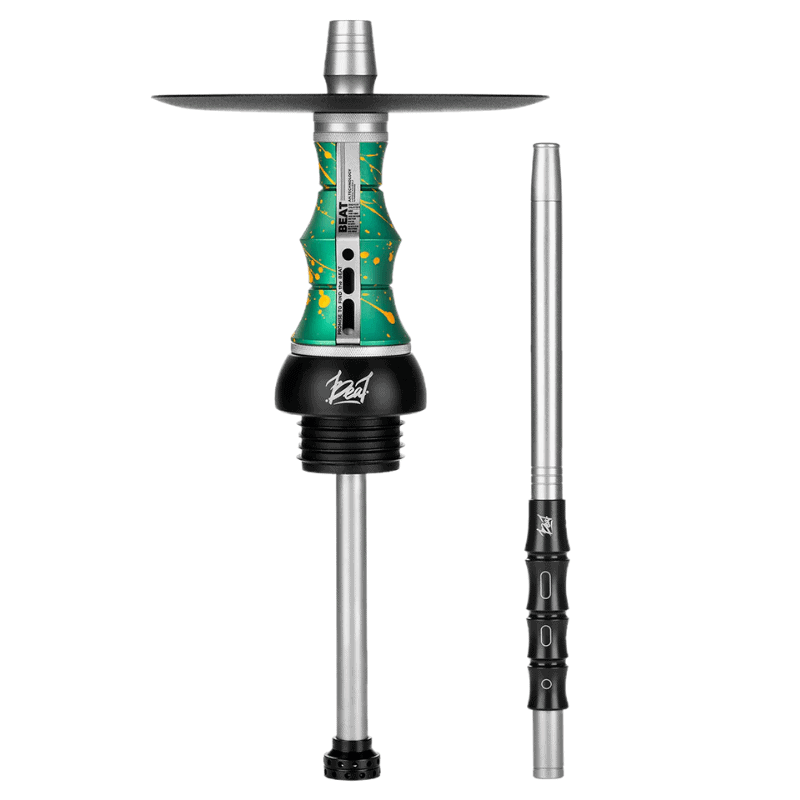 Cachimba Alpha Beat Splash en aluminio anodizado mate con conector magnético y difusor extraíble