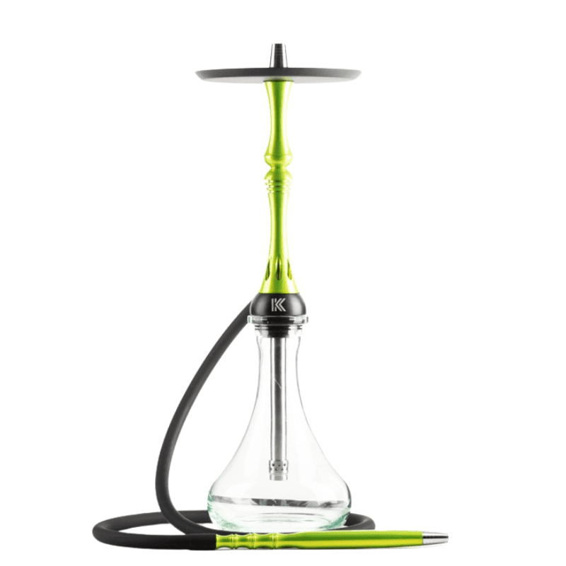Cachimba Alpha Hookah Kappa rusa premium con purga integrada en mástil y acero inoxidable