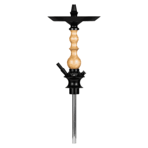 Cachimba Regal Hookah Mini Queen en acero inoxidable con diseño compacto