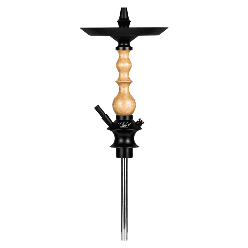 Cachimba Regal Hookah Mini Queen en acero inoxidable con diseño compacto
