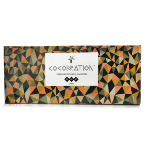 Caja 20 kilos Cocobration 27mm de carbón natural premium de cáscara de coco indonesio en formato cubo 27x27 mm sin aditivos químicos en The Good Shisha