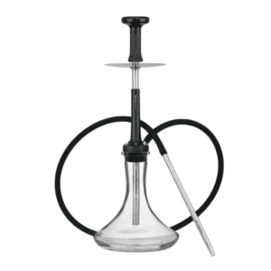 Cachimba Doosha Hookah Basic rusa artesanal hecha a mano con logotipo Svarog Square, cabezal de múltiples orificios Doosha x Oblako, boquilla grabada y tubo de silicona en The Good Shisha