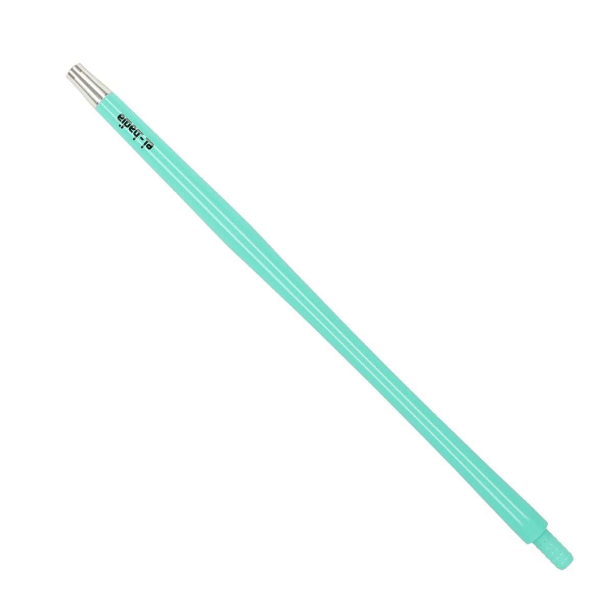 Boquilla El Badia Celeste XL larga de 37 cm con mango metálico para cachimba CELESTE disponible en varios colores y adaptable a manguera de silicona estándar en The Good Shisha