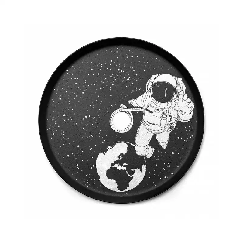 Cachimba Alpha Hookah X Special Houston inspirada en el espacio con grabados estelares y conector magnético