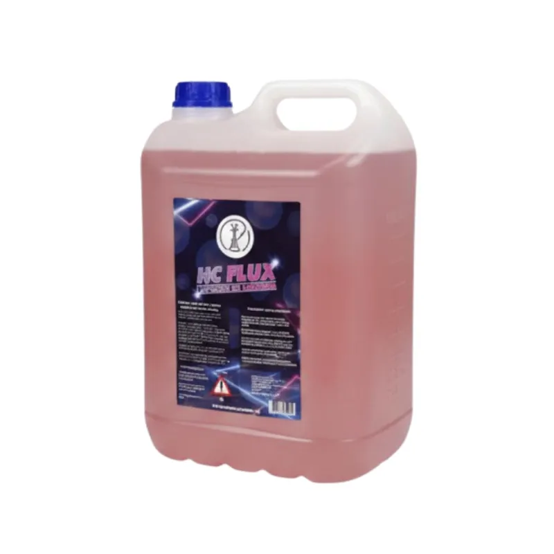 Limpiador cachimba Flux 5 litros en formato garrafa con spray cítrico para mangueras y boquillas