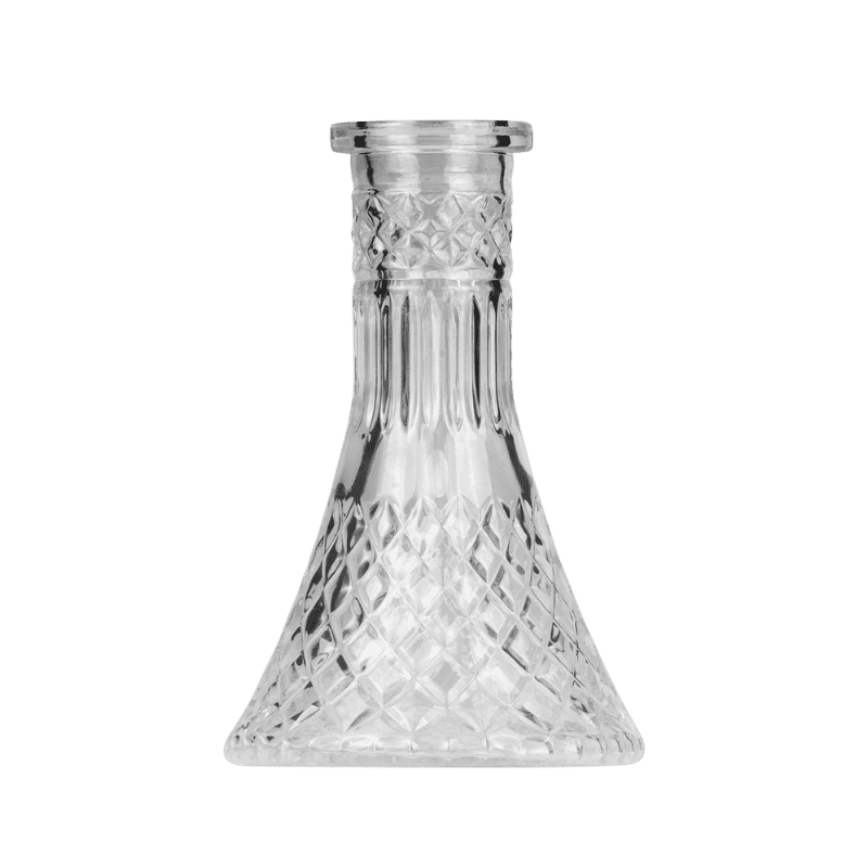 base cachimba puntos trumpet mini cristal diseño trumpet