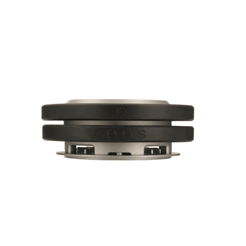 Gestor de calor Kaloud Quasar 2 en aluminio anodizado con tapa de silicona ignífuga para 2 carbones