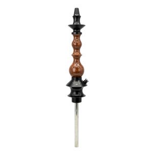 Cachimba Regal Hookah Mini Queen en acero inoxidable con diseño compacto