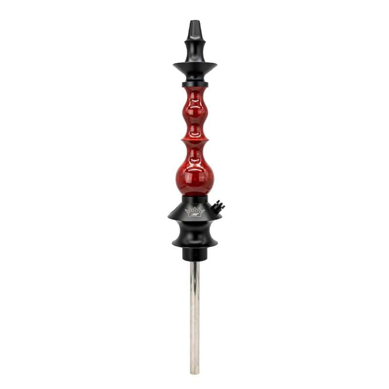 Cachimba Regal Hookah Mini Queen en acero inoxidable con diseño compacto