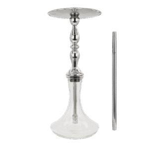 Cachimba VZ Hookah Tradi tradicional rusa en acero V2 y V4 con plato redondo y difusor ajustable