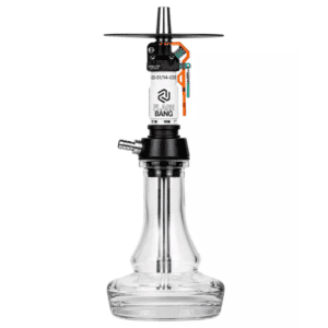 Cachimba Amotion Flash Bang Pumpkin alemana de 40 cm con mástil de más de 30 piezas y plato grabado a láser