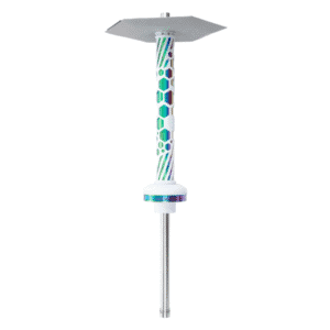 Cachimba Embery Mono 4.0 ucraniana portátil de 61 cm con sistema de purga por el mástil con efecto niebla espectacular y difusor desenroscable en The Good Shisha