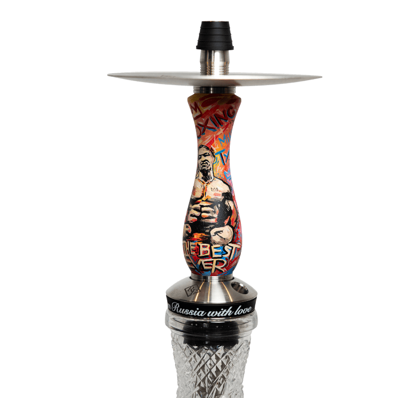 Cachimba RF Hookah Art Edition artesanal, pintada a mano, en acero inoxidable, edición limitada, solo 6 unidades en el mundo.
