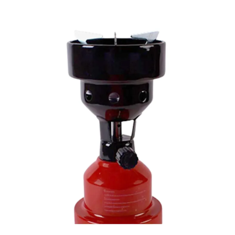 Hornillo camping gas cachimba portátil con bombona para encender carbones en cualquier lugar
