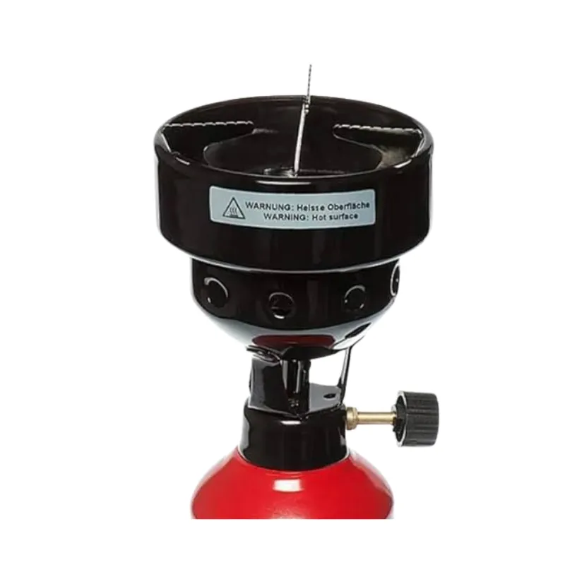 Hornillo camping gas cachimba portátil con bombona para encender carbones en cualquier lugar